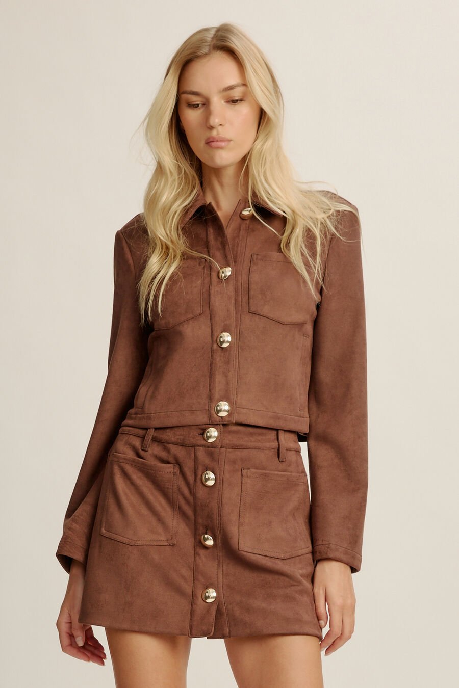 Lorenzo Vegan Suede Shirt