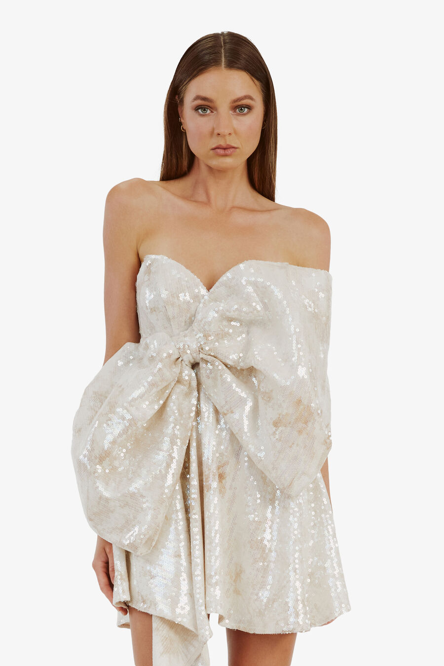 Brydie Bow Mini Dress