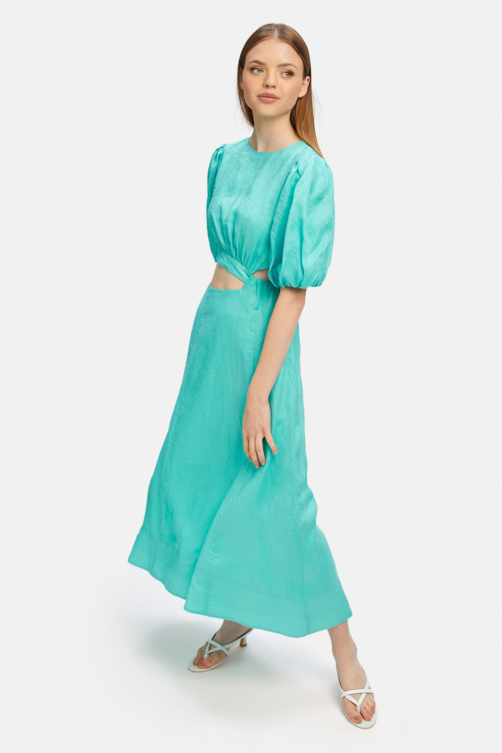 IMPALA MIDI DRESS in colour CLEARWATER