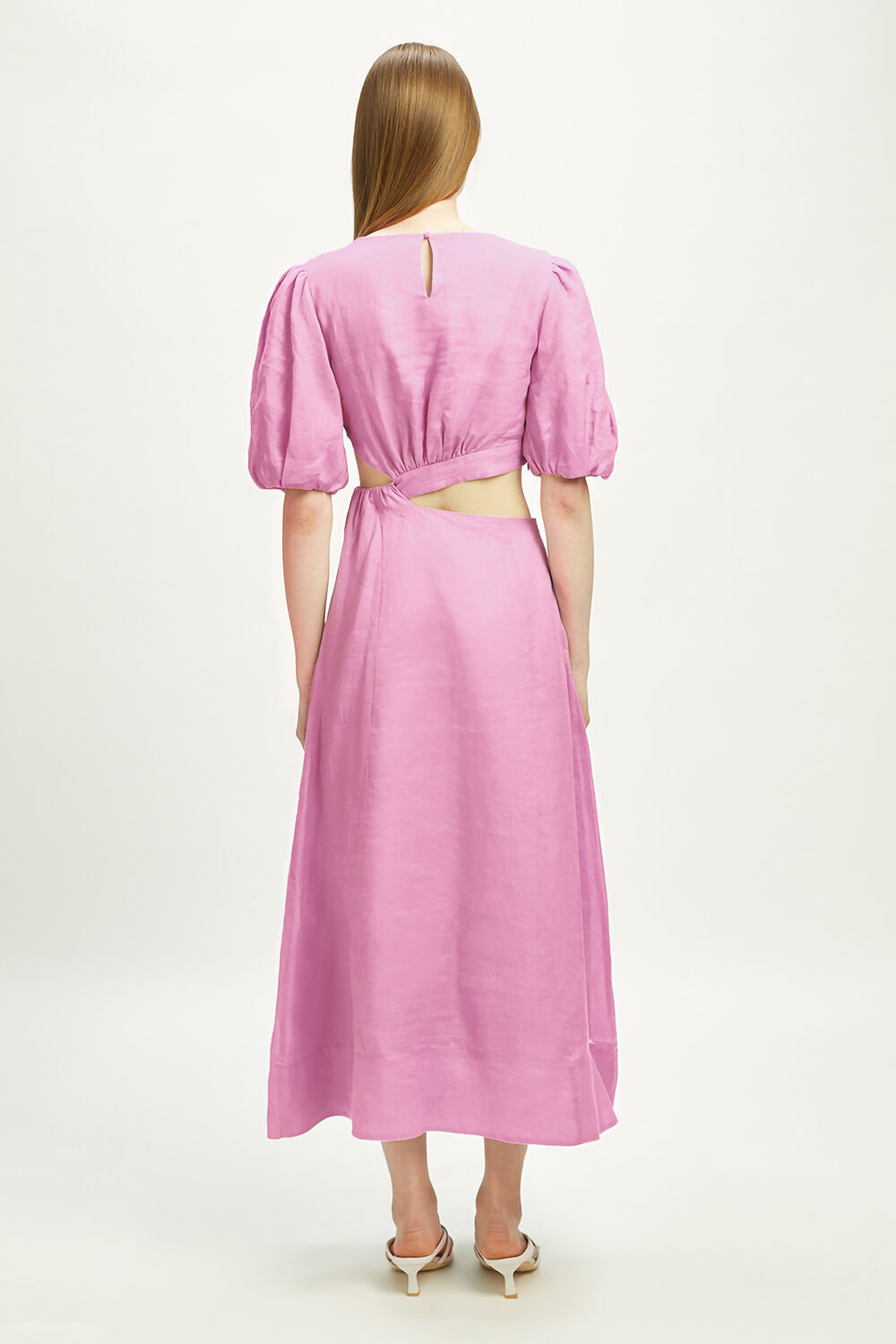 IMPALA MIDI DRESS in colour BEETROOT PURPLE