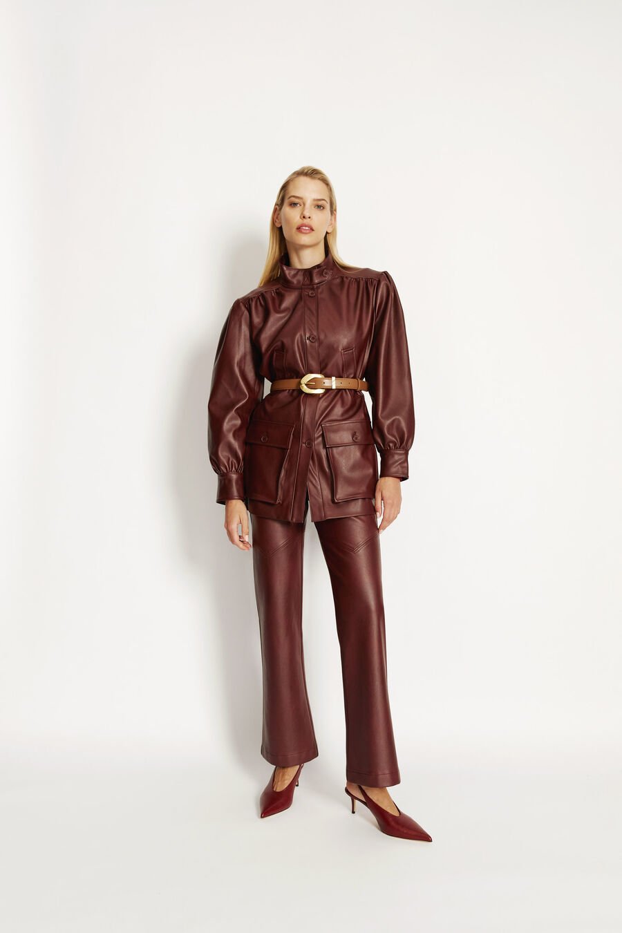 Clements Vegan Leather Jacket