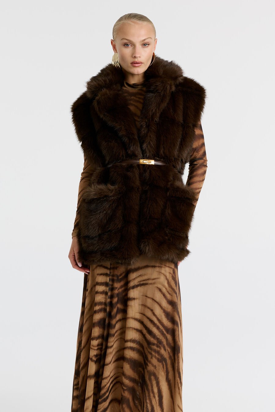 Brentley Faux Fur Vest