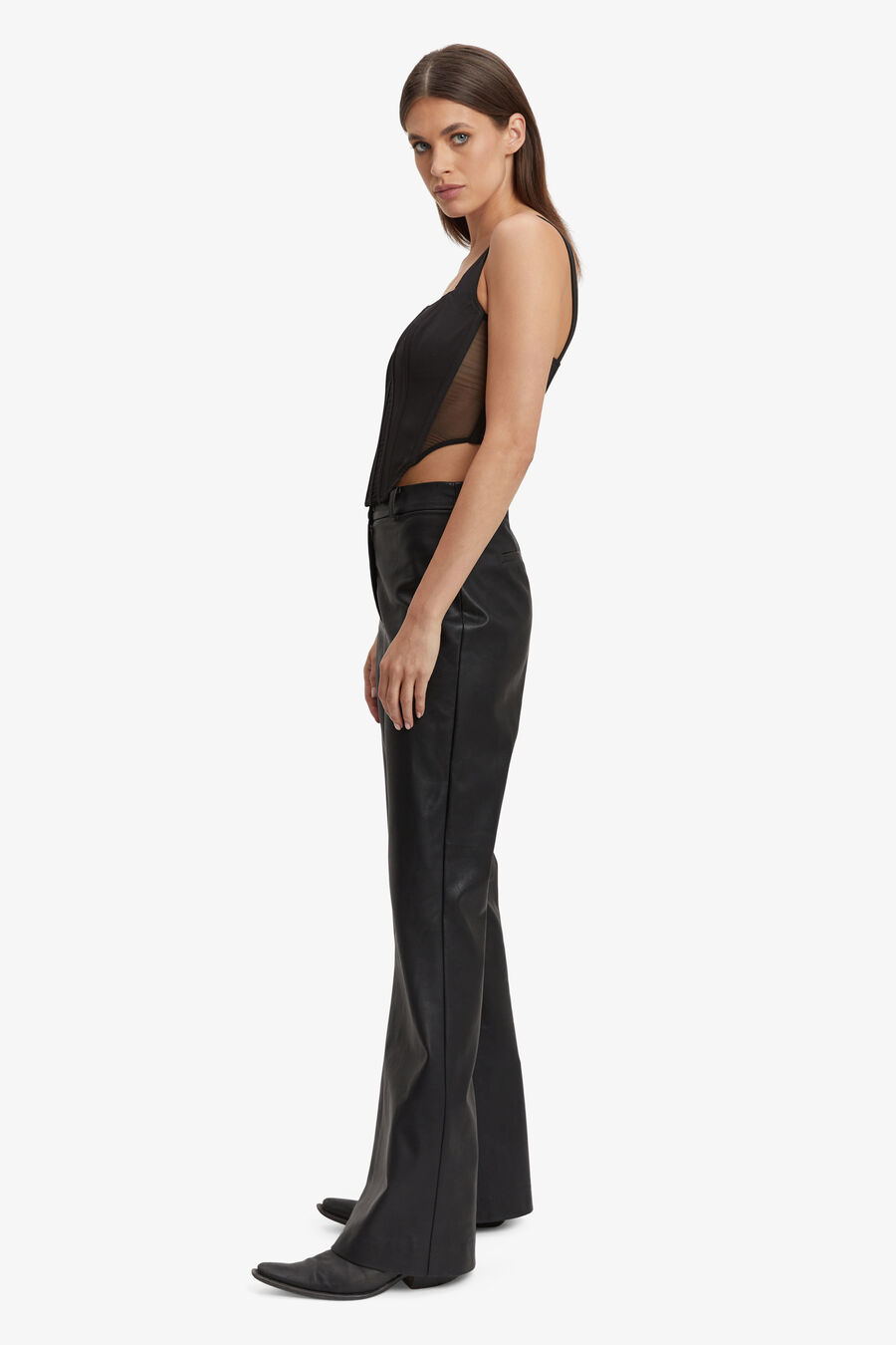 Halifax PU Flare Pant