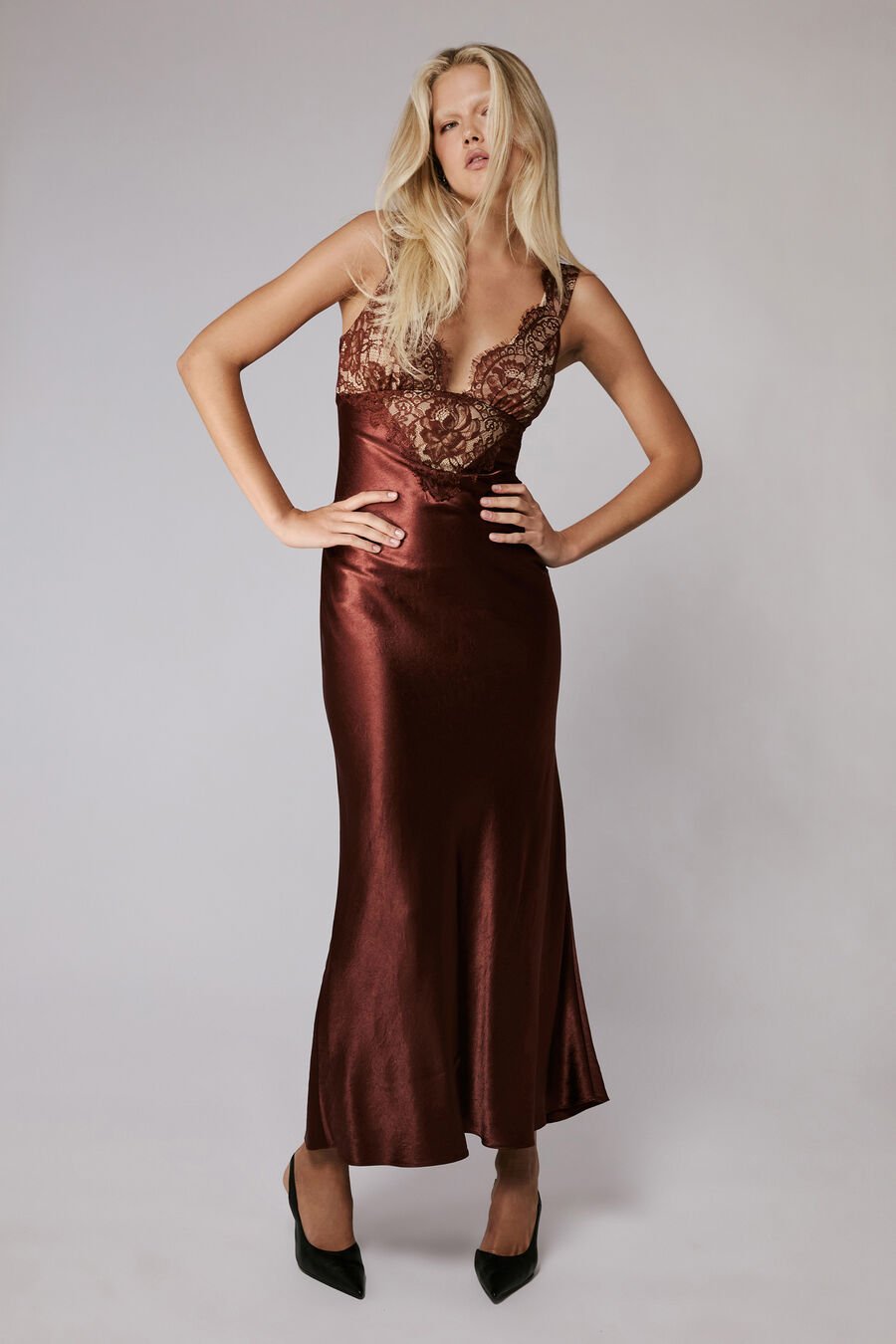 Torie Lace Slip Dress