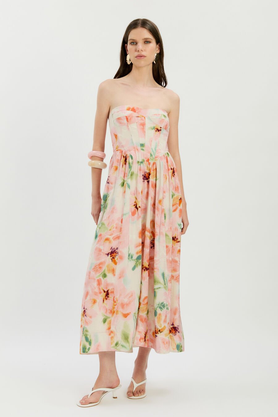 Lola Corset Midi Dress