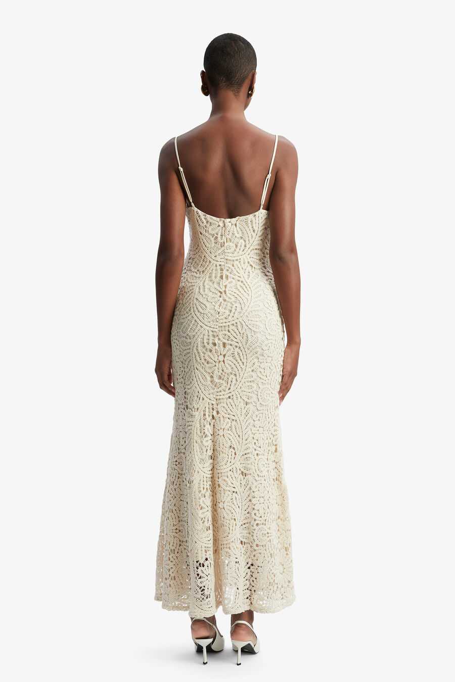 Adoni Crochet Midi Dress