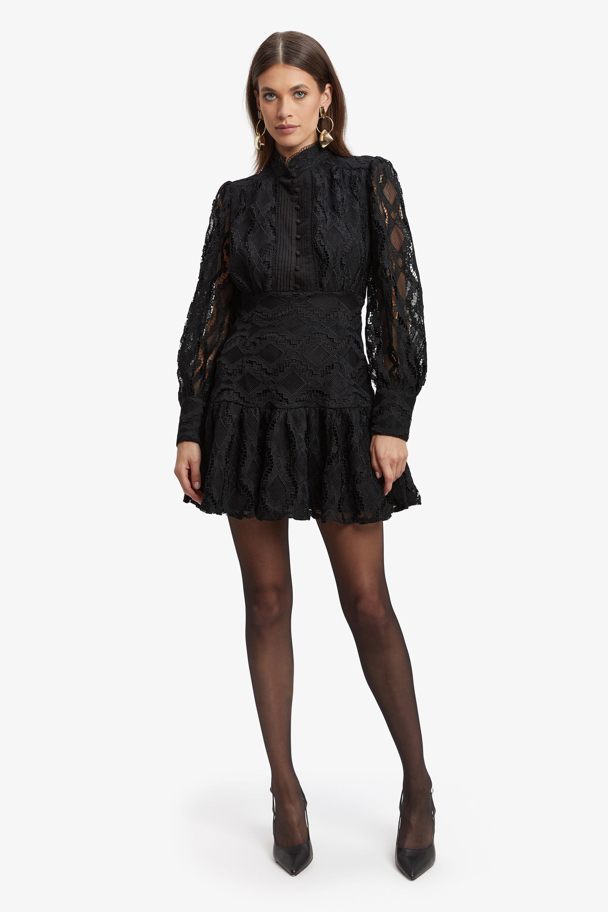 Bardot kristen lace store dress