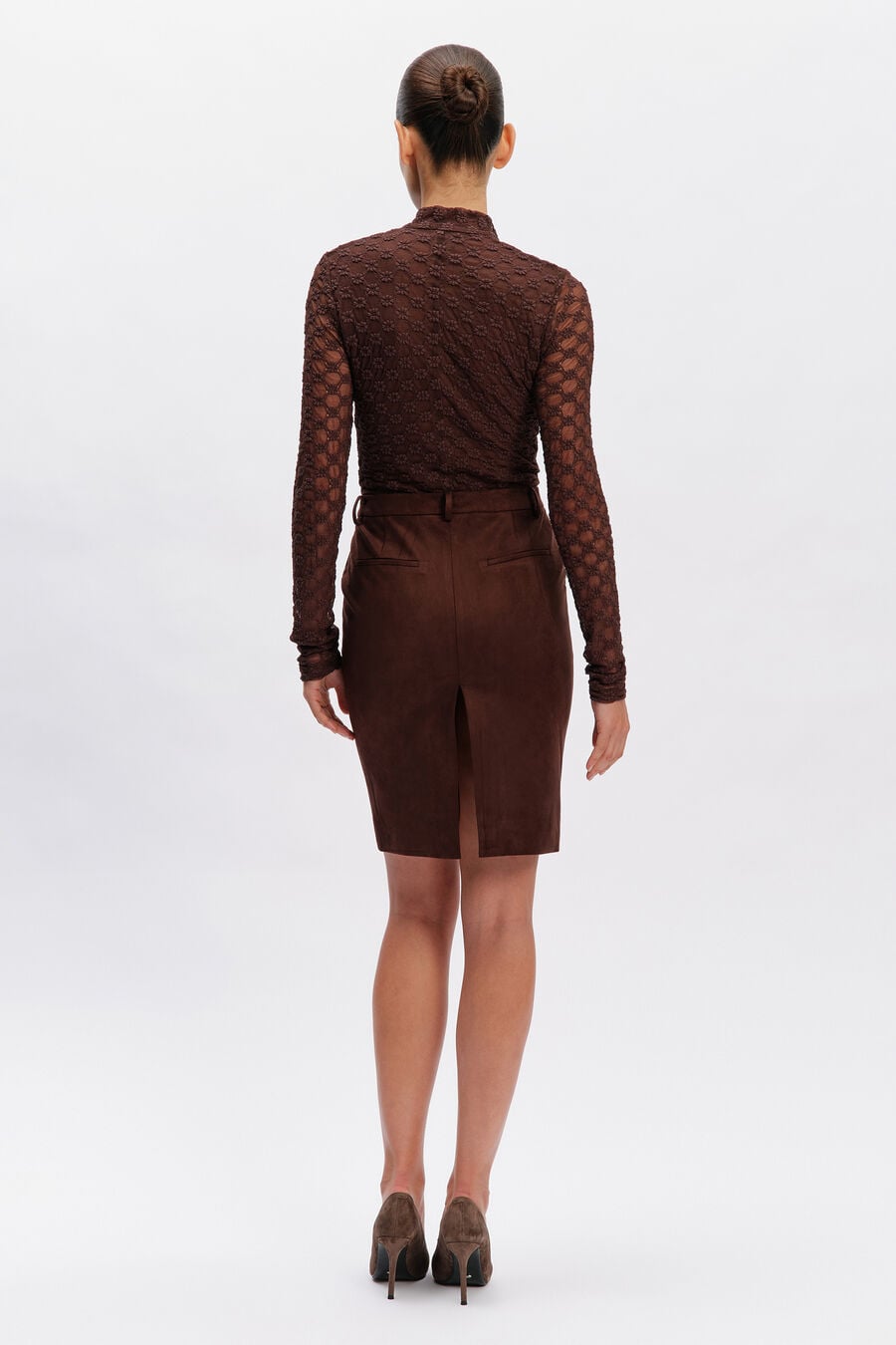 Vanessa Faux Suede Mini Skirt