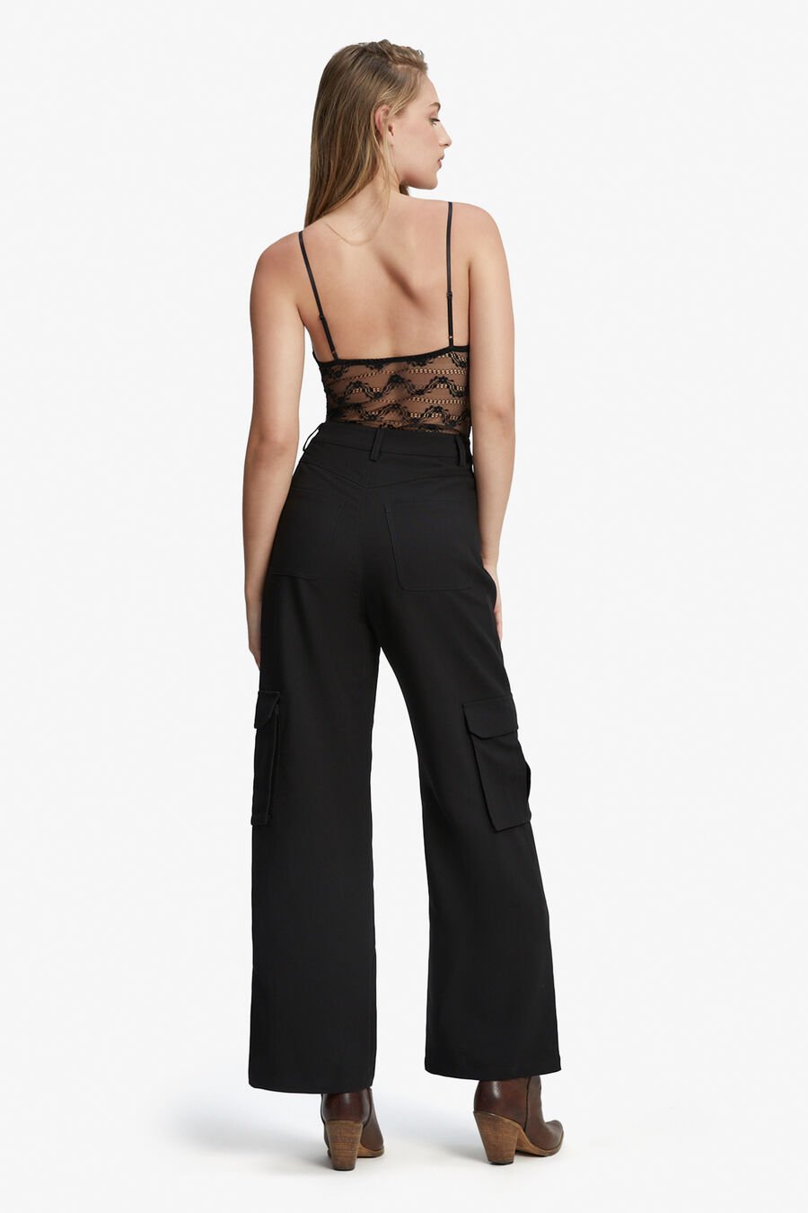 HESTIA CARGO PANT in colour BLACK