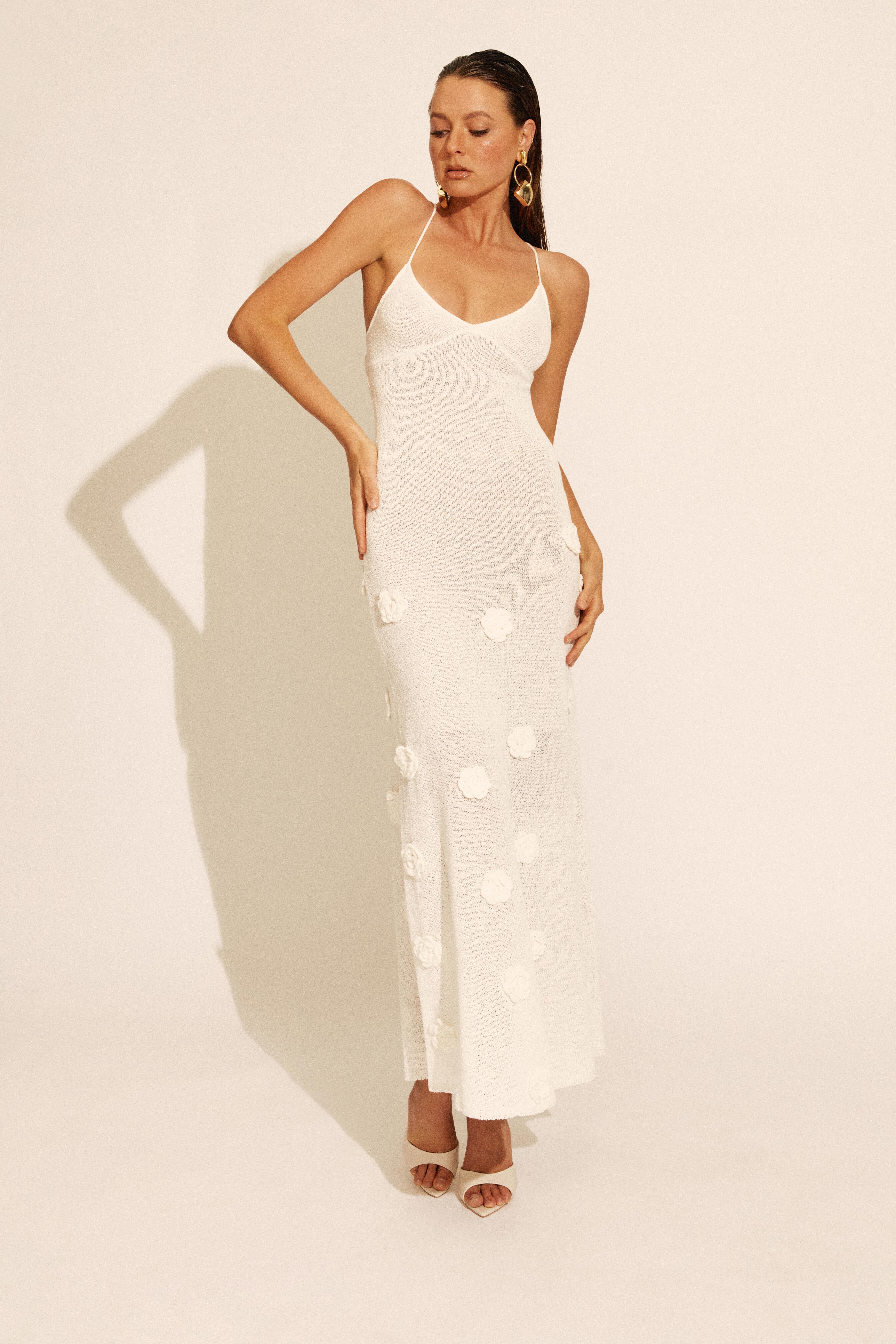 [Margesherwood ] / ☆ LACE MIDI SLIP DRESS / light beige Beige/Ivory Parallel Elegance Midi Dress