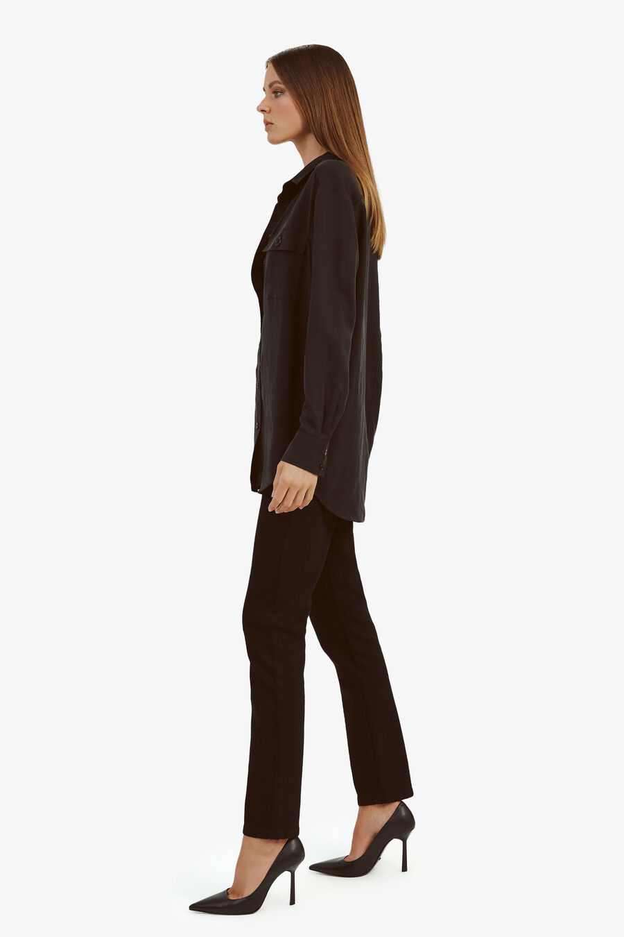 ALBEE LIGHTWEIGHT SHIRT in colour BLACK