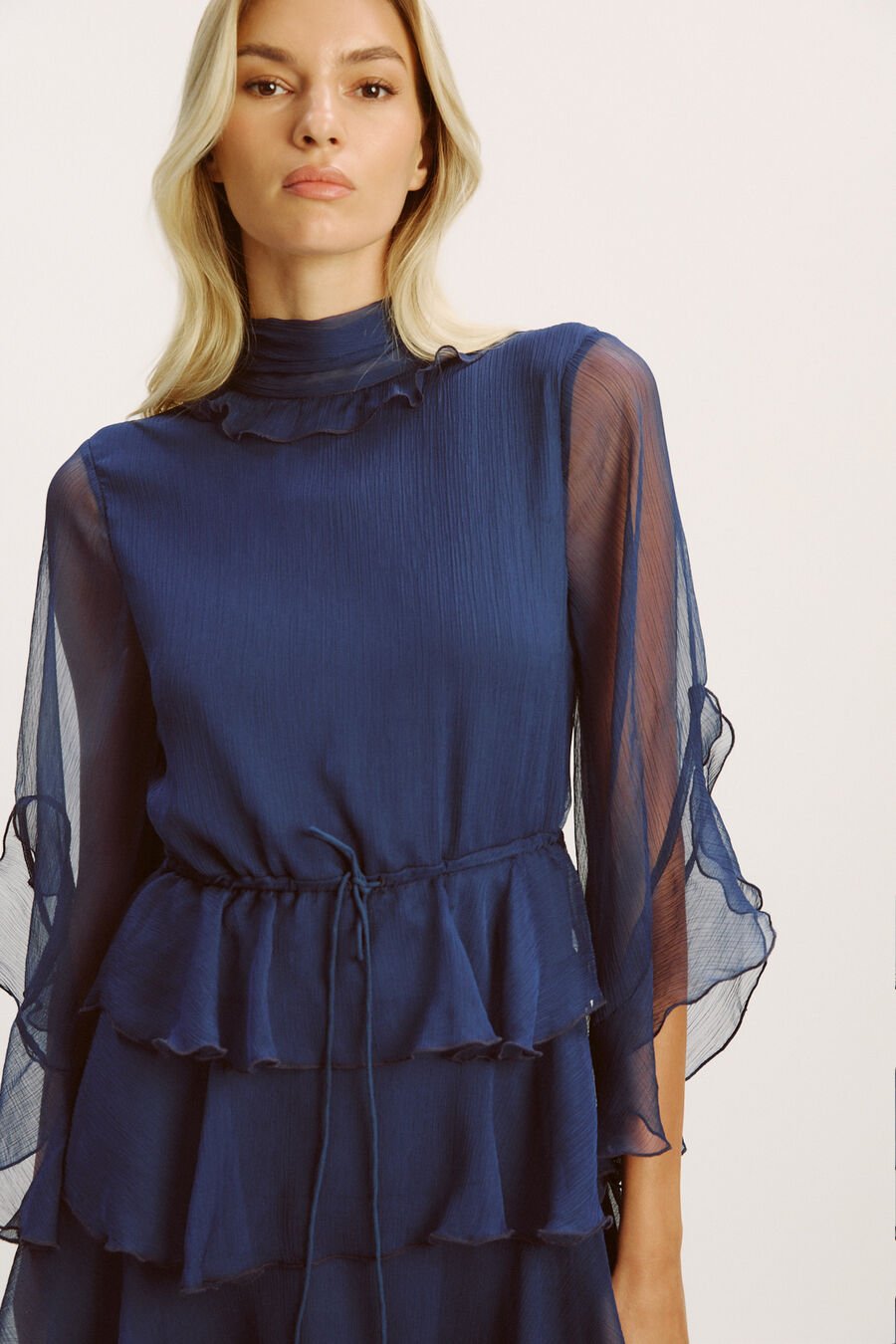 Norah Ruffle Mini Dress