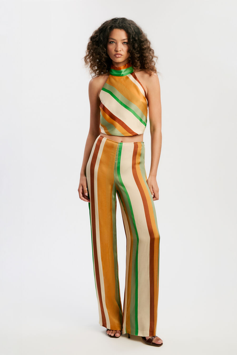 Pearce High Neck Cropped Top