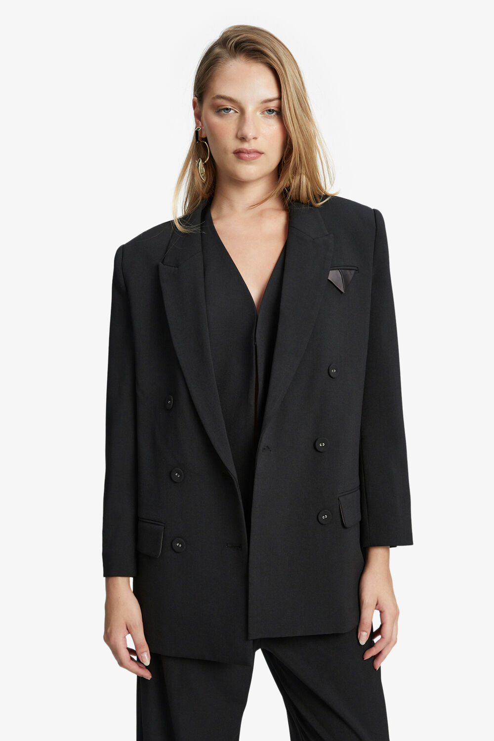 SLOANE CLASSIC BLAZER in colour CAVIAR