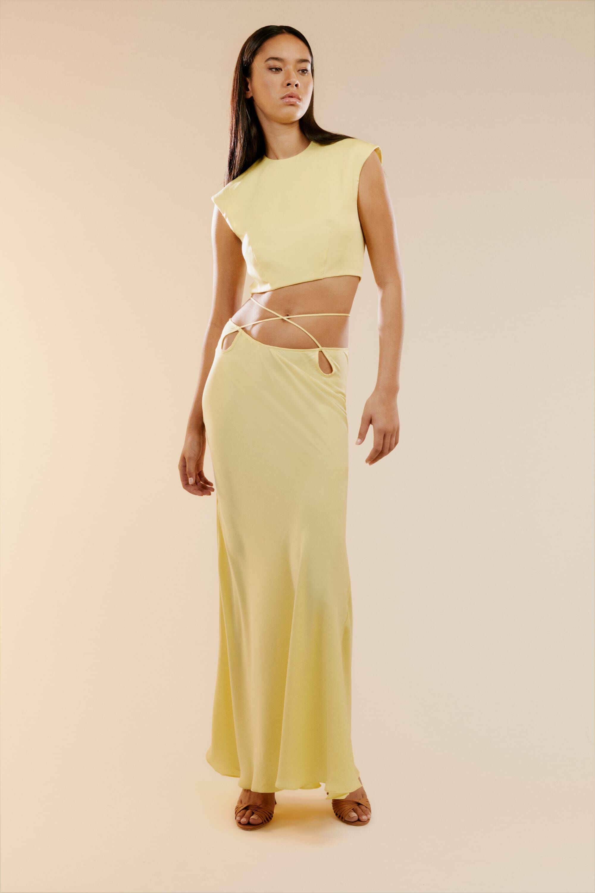 Canary yellow top deals