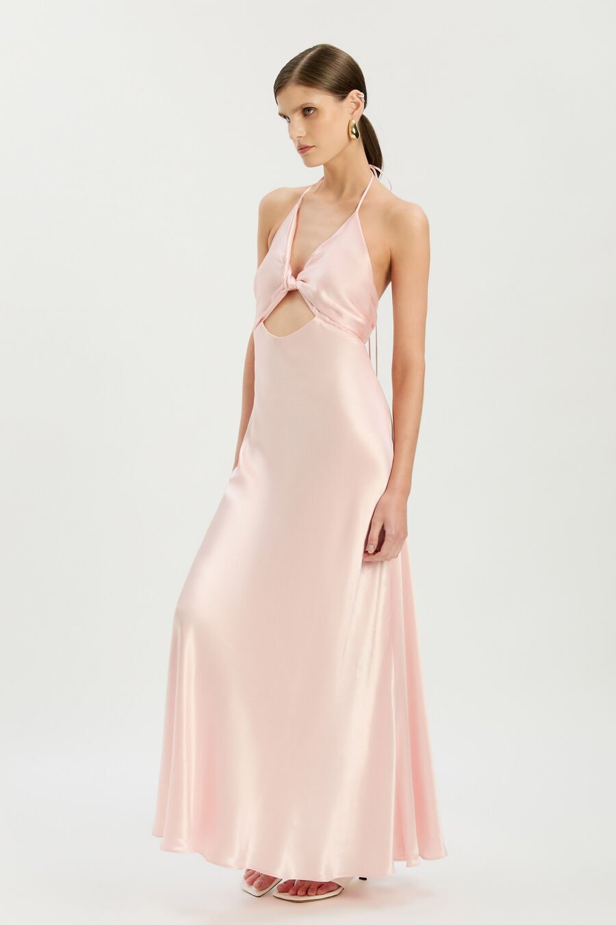 Isola Halter Neck Maxi Dress