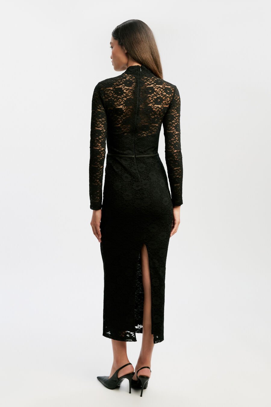 Carmen Lace Corset Midi Dress