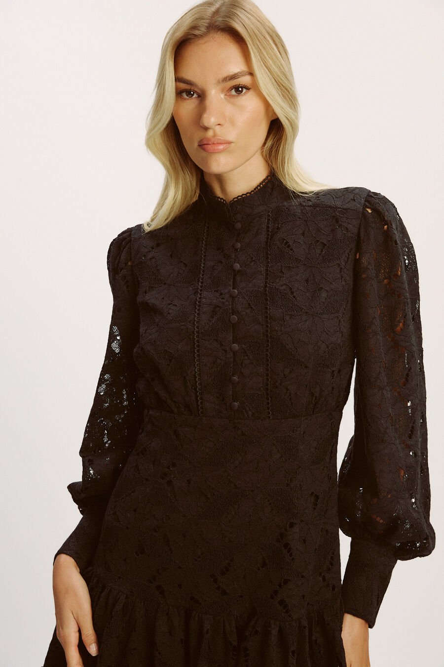 Olessia Lace Mini Dress