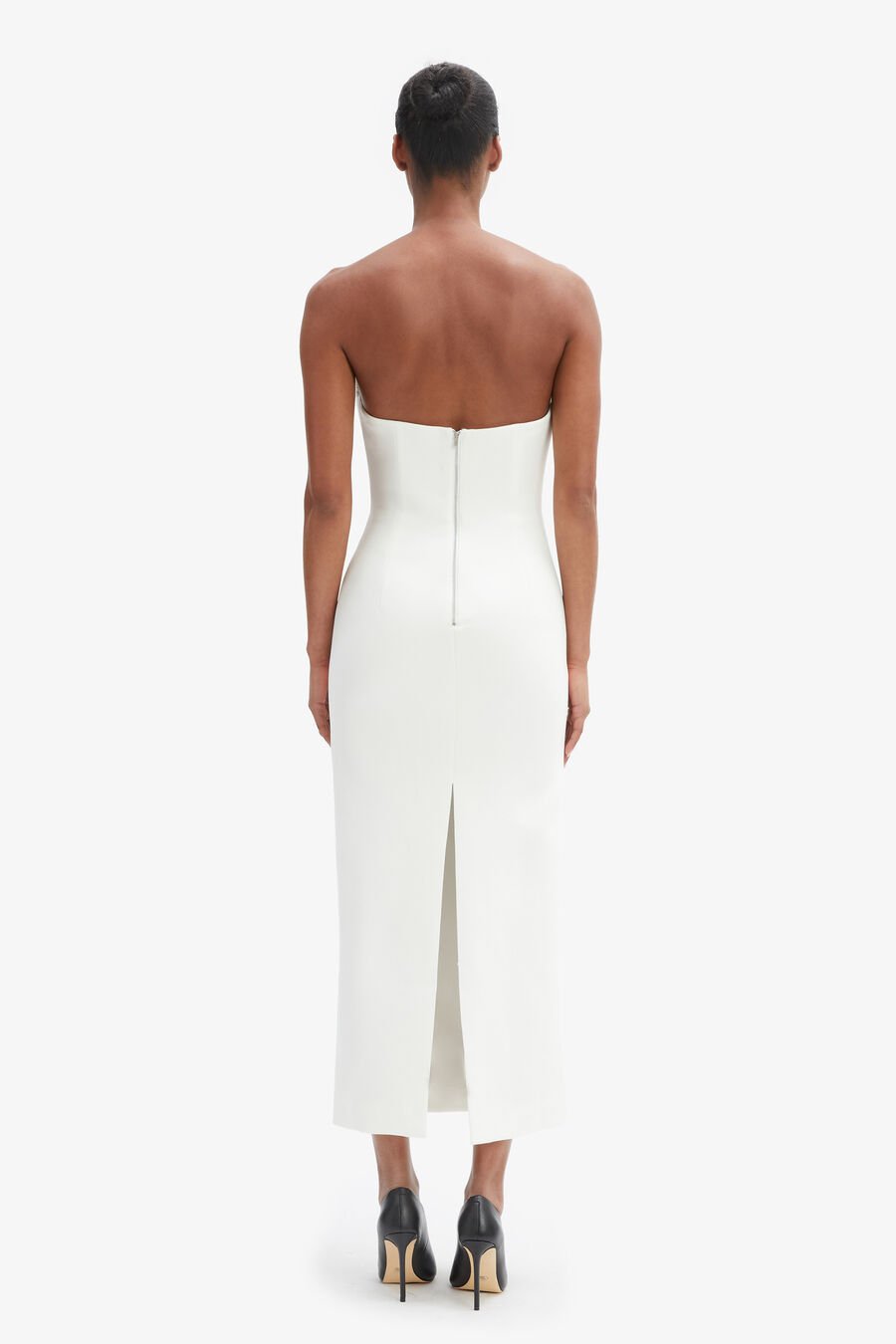 ROSALYN MIDI DRESS in colour Orchid White