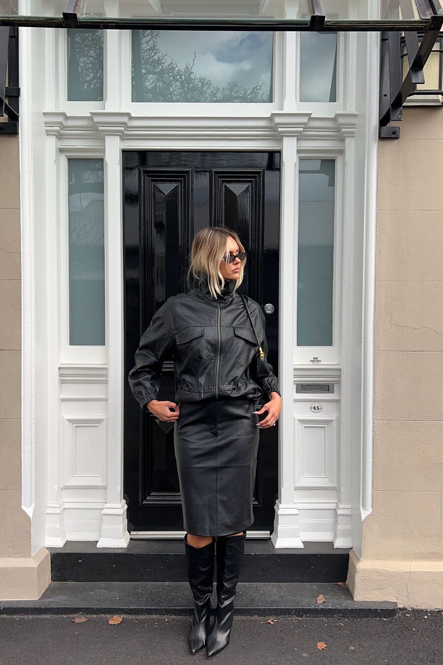 Anja Vegan Leather Jacket