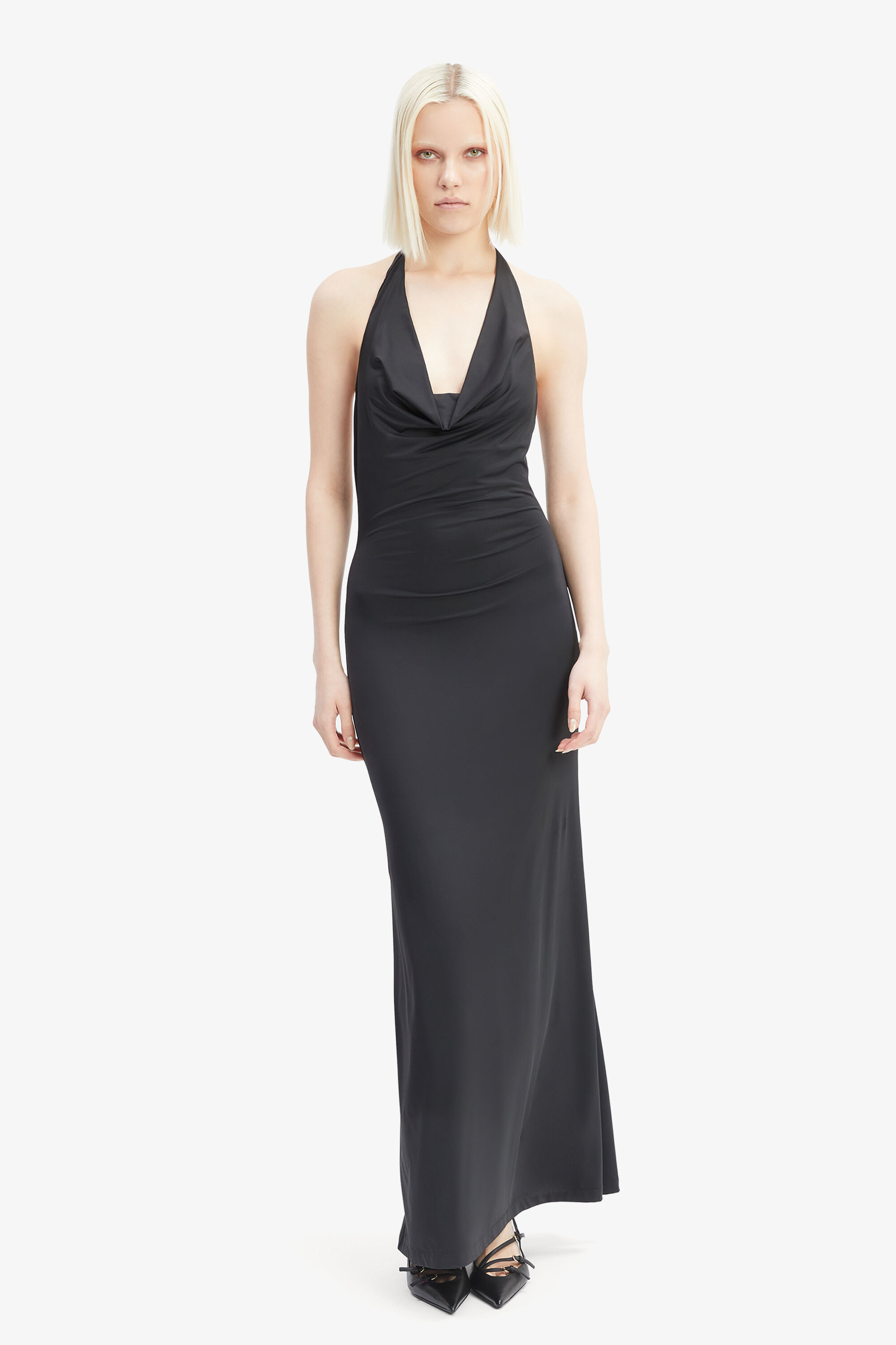 Francine Halter Maxi Dress In Black | Bardot