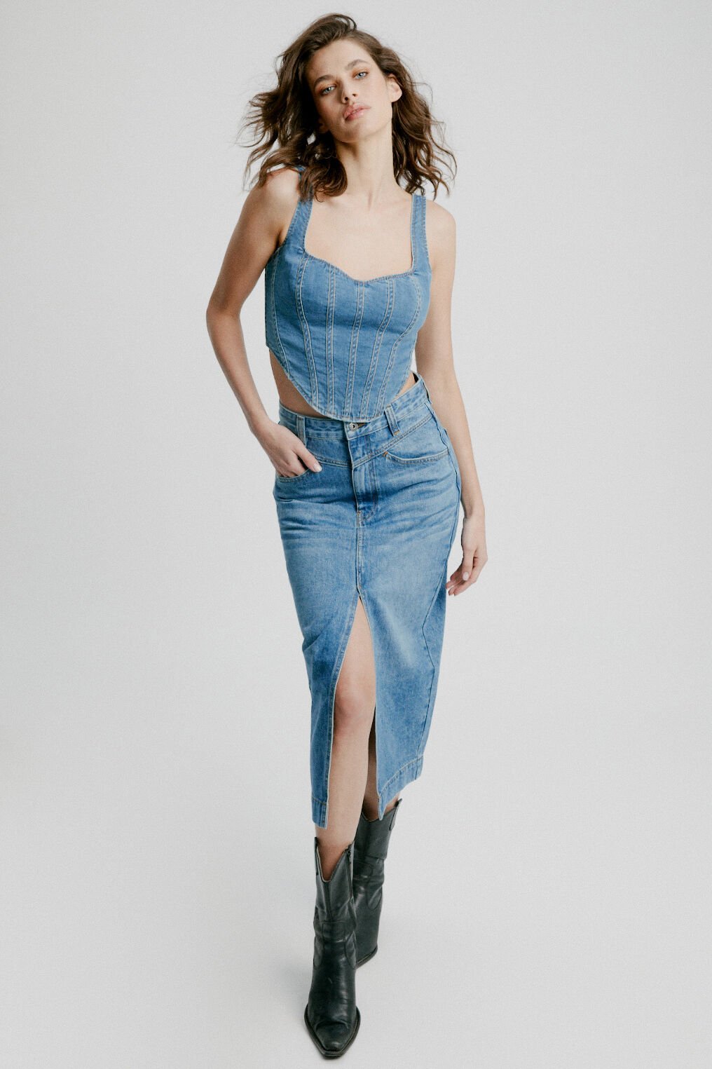 Bardot denim shorts store