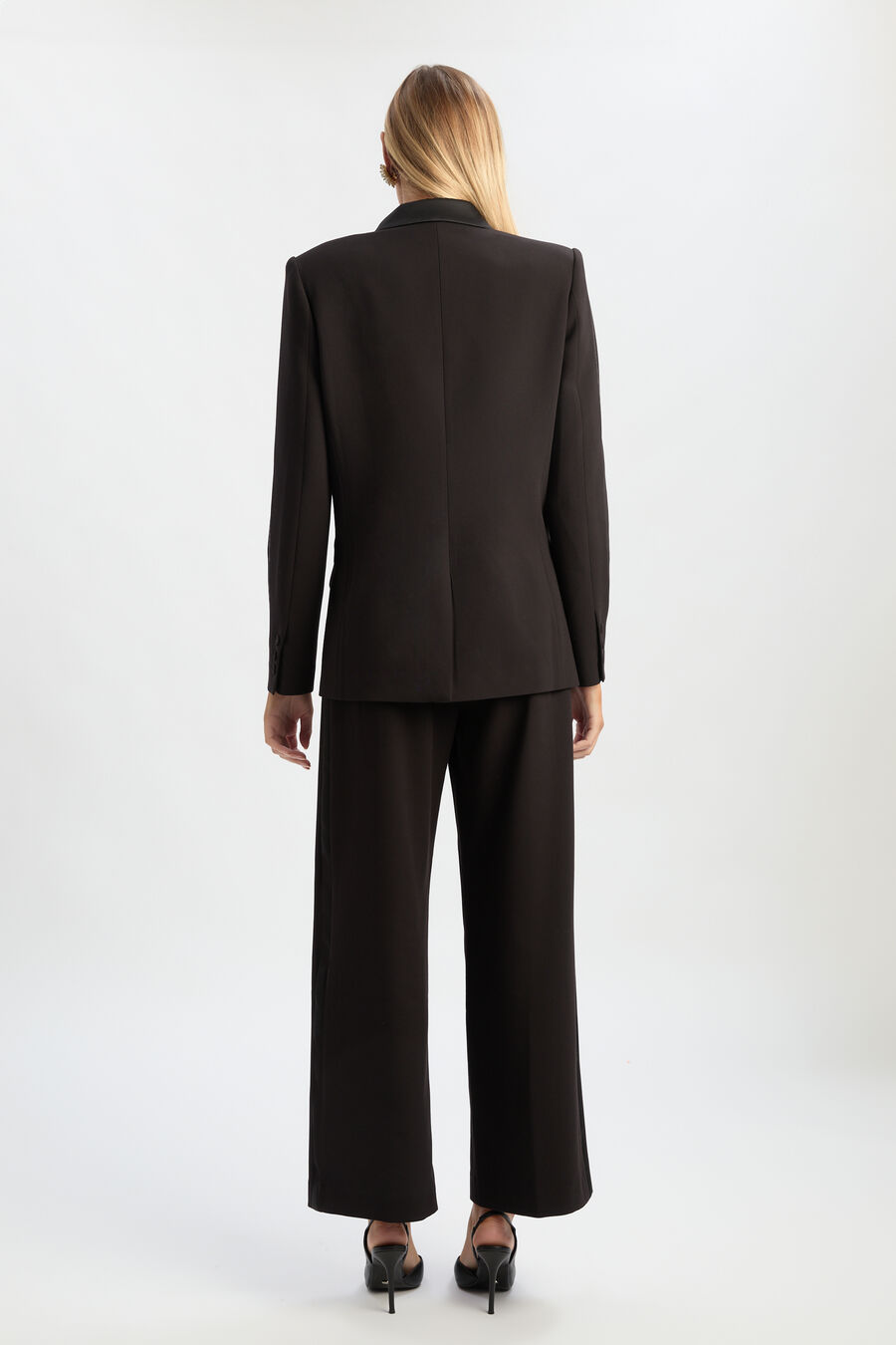 Sloane Satin Detail Blazer