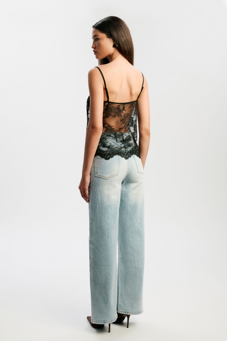 Hildie Sheer Lace Cami