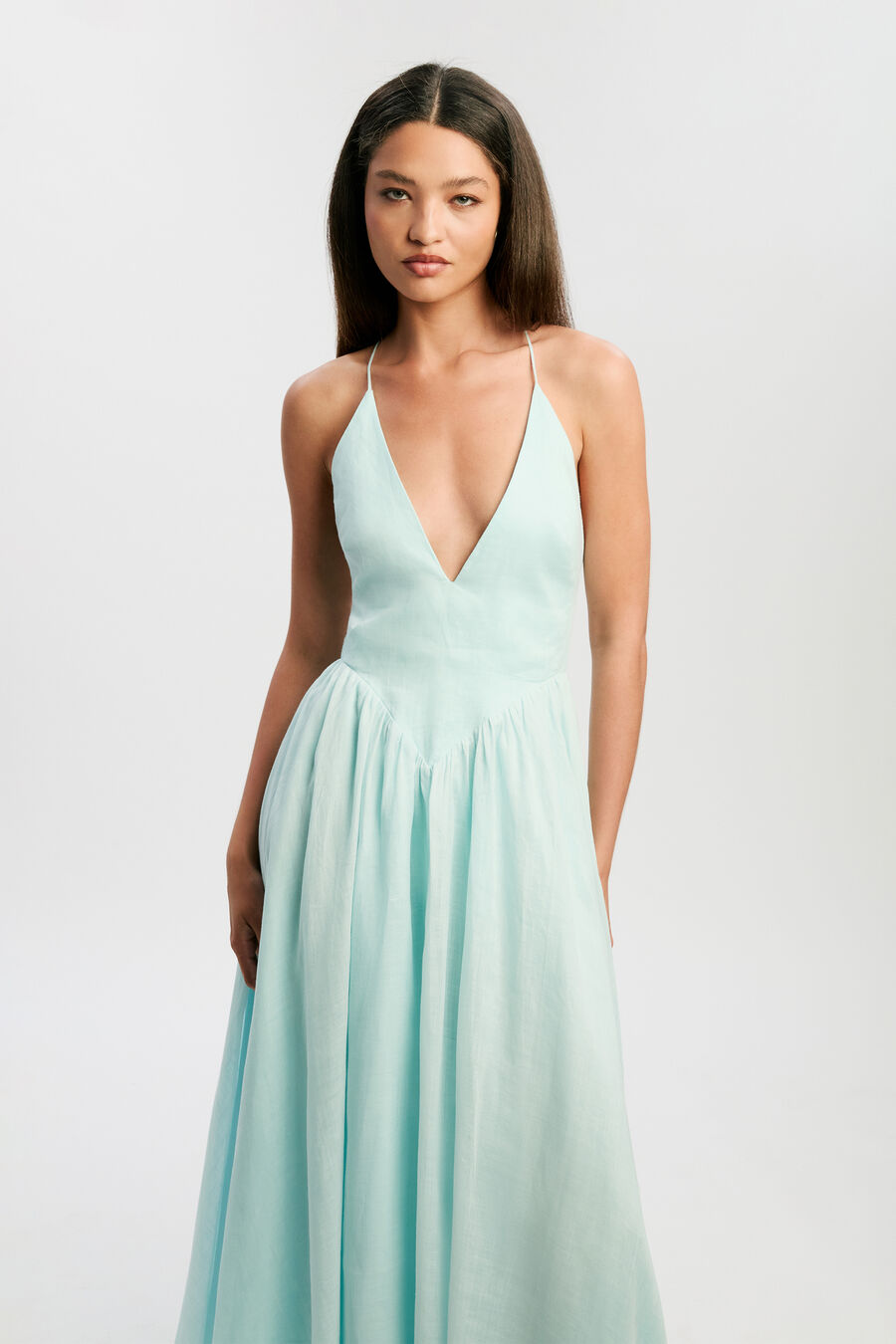 Arletha Halter Maxi Dress