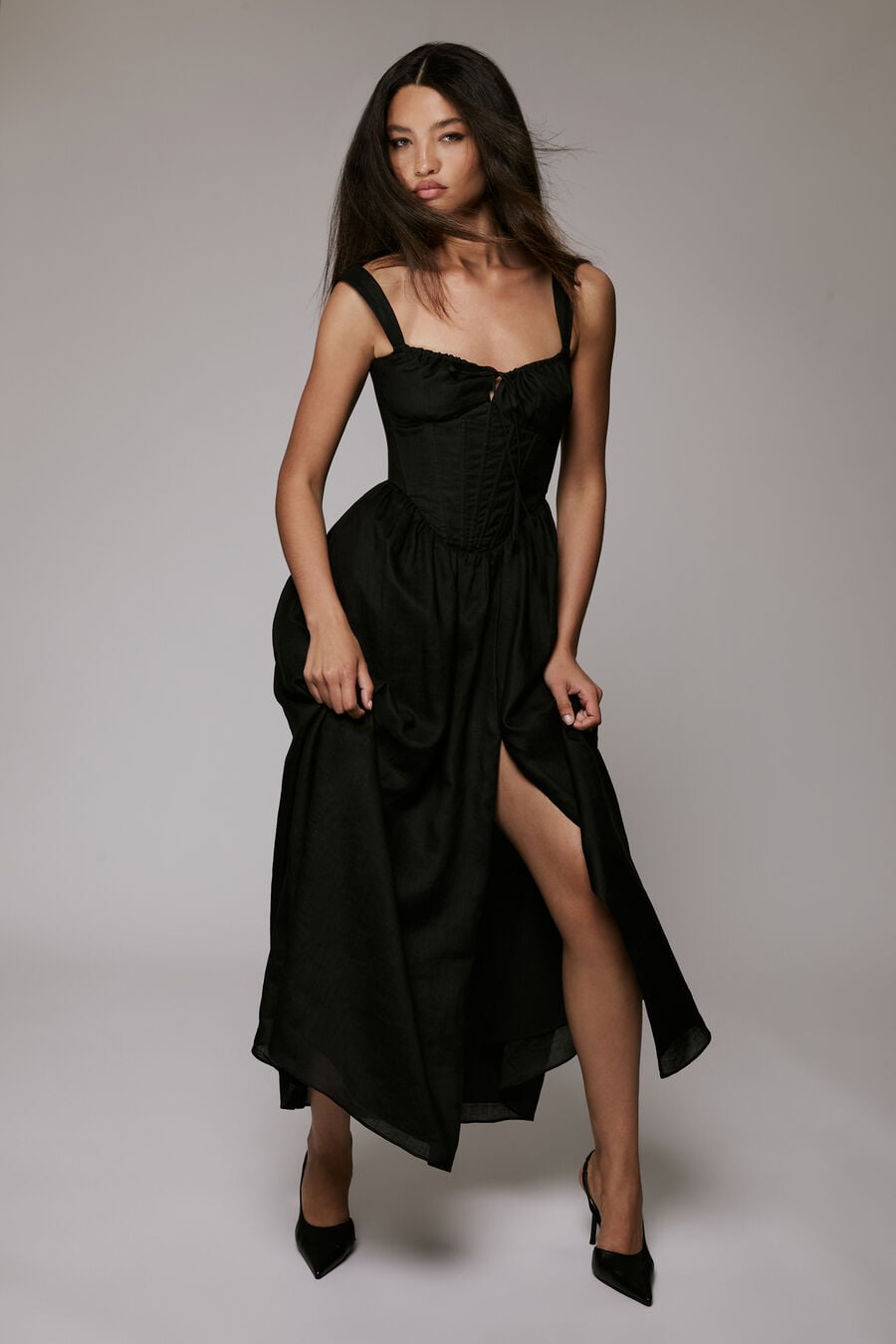 bardot esra midi dress Bardot Esra Midi Dress Orchid Wht