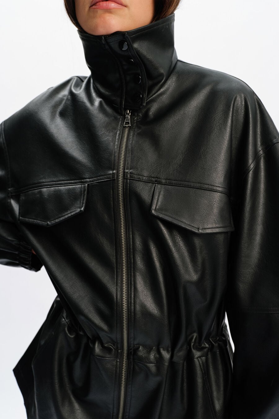 Anja Vegan Leather Jacket