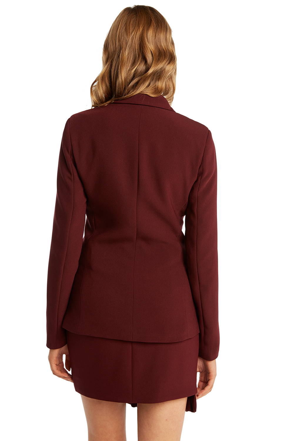 Bardot red blazer shop