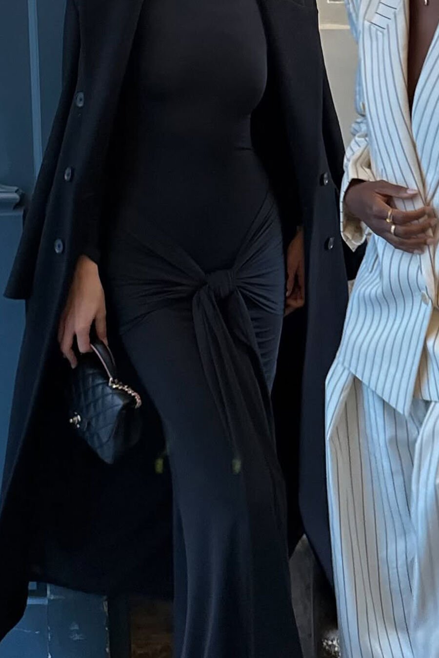 Alix Maxi Tie Front Dress