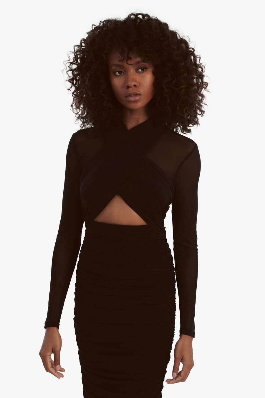 ALIYAH DRESS in colour BLACK