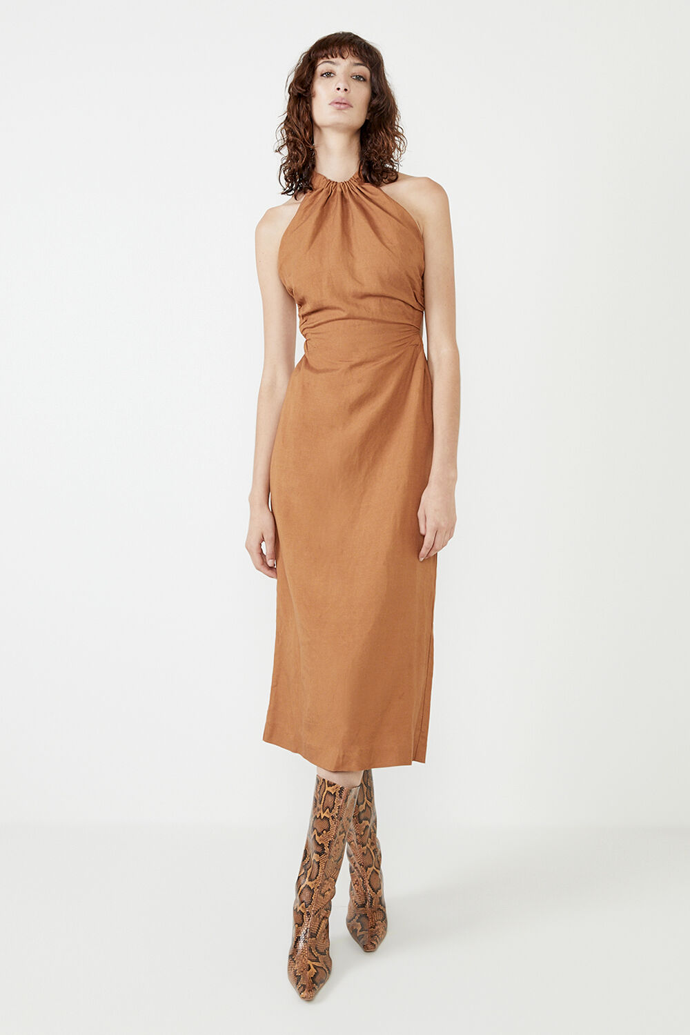 Grecian midi dress 2025