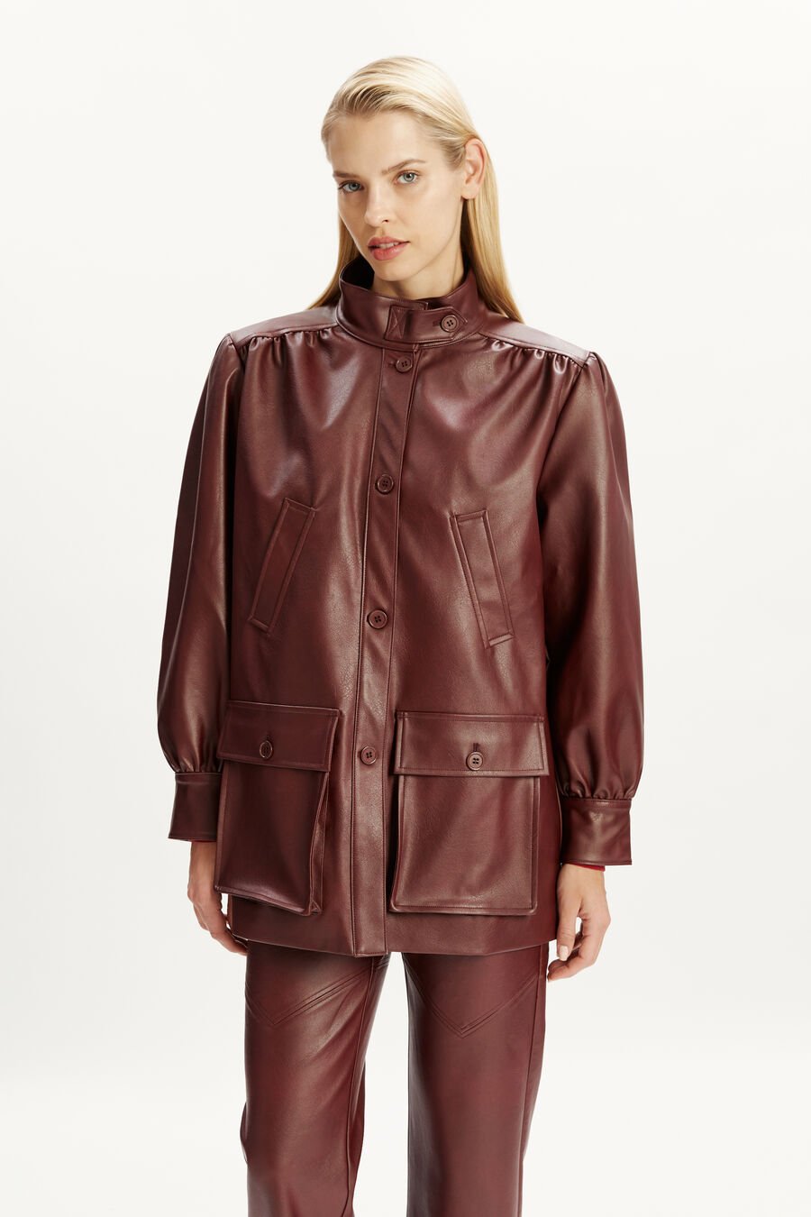 Clements Vegan Leather Jacket
