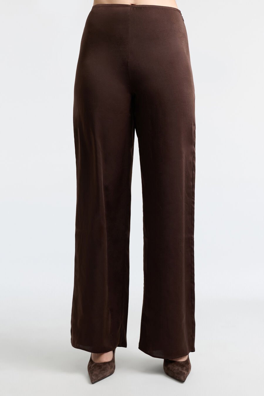 Devin Mid Rise Satin Pant