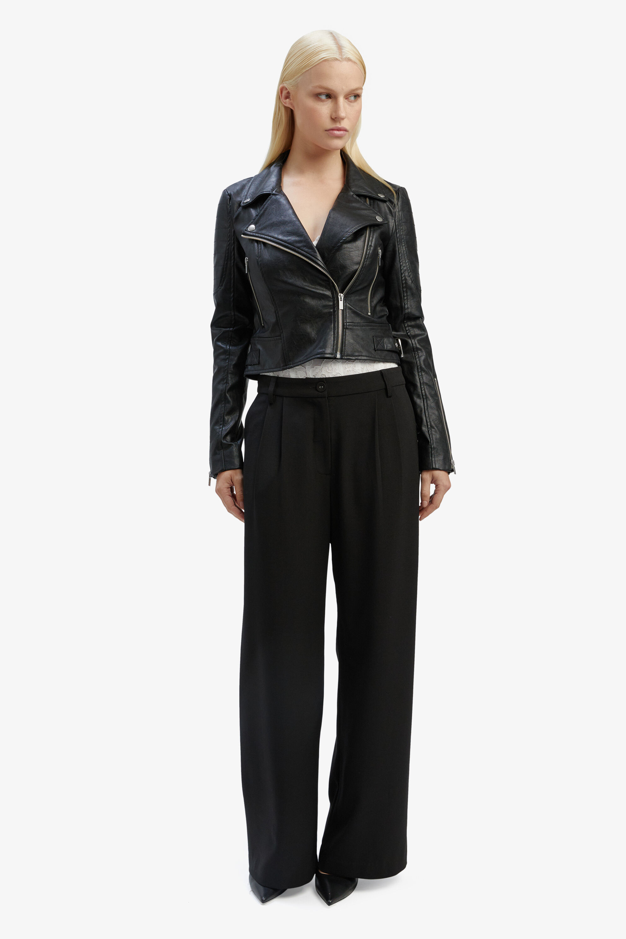 Bardot leather jacket cheap