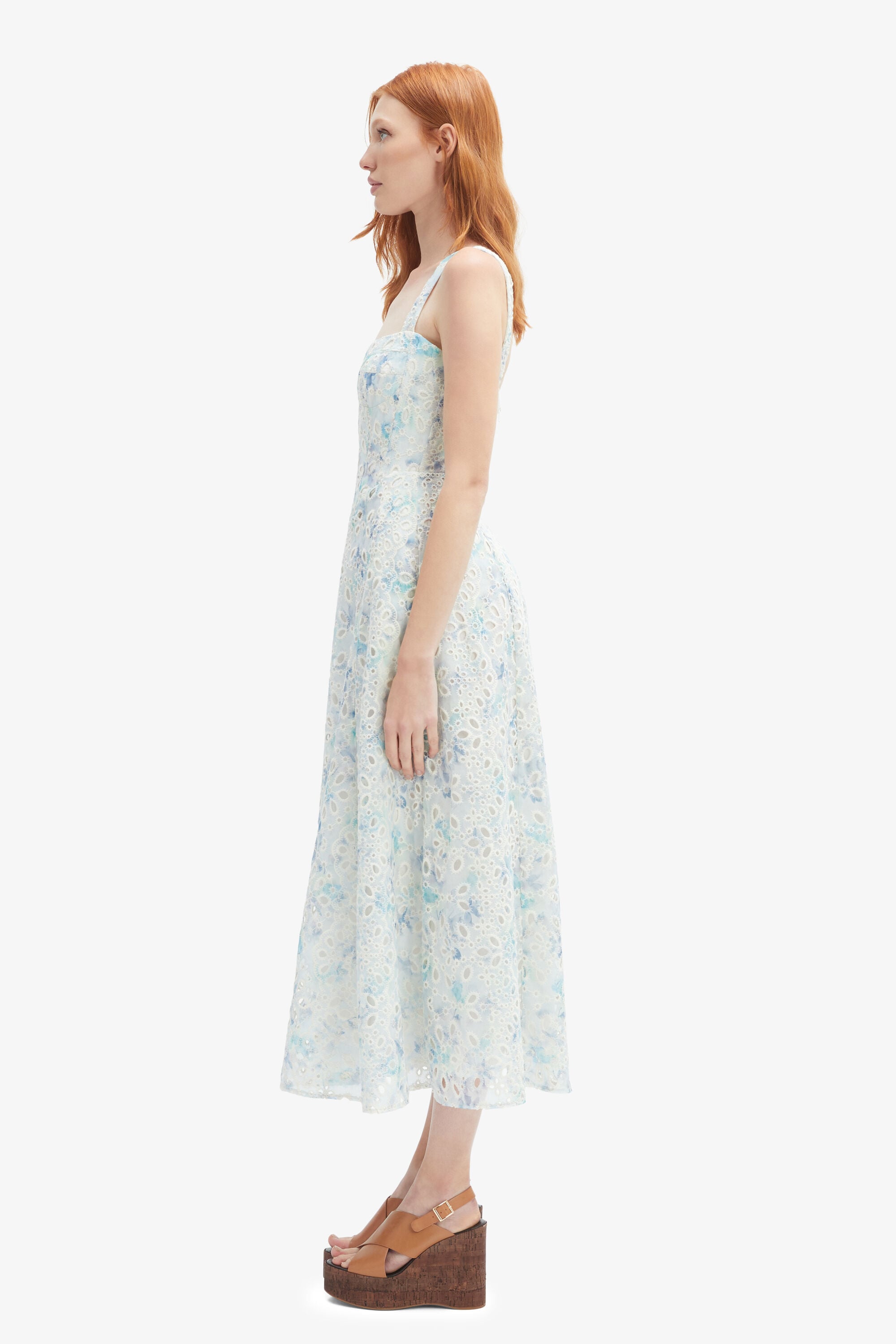 amory denim midi dress Lady Black Tie - Forever Mine Light Weight Denim Midi Dress