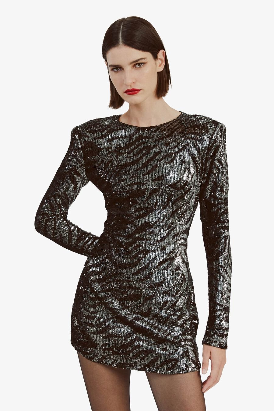 Alessia Sequin Mini Dress