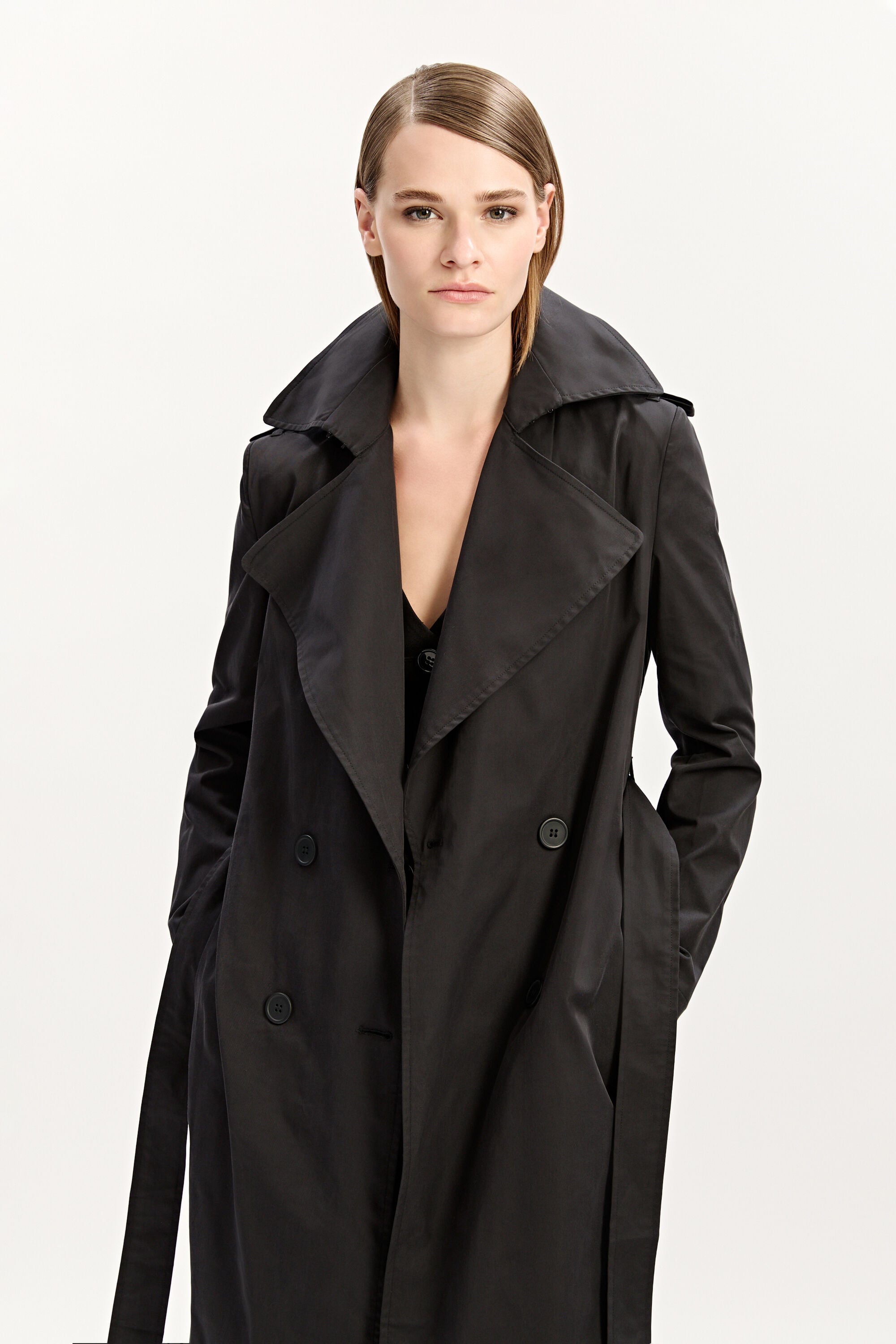 The Classic Trench In Black | Bardot