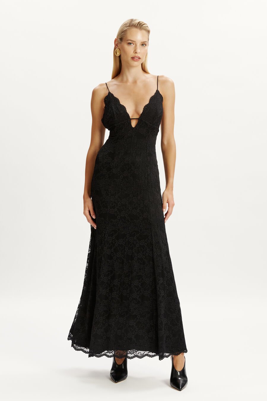 Sabrine Lace Maxi Dress