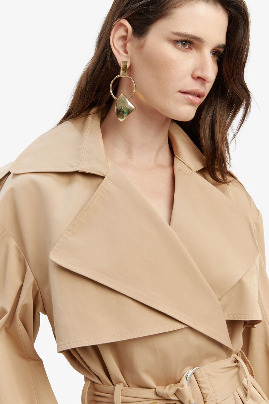 HALLE TRENCH COAT in colour TAN