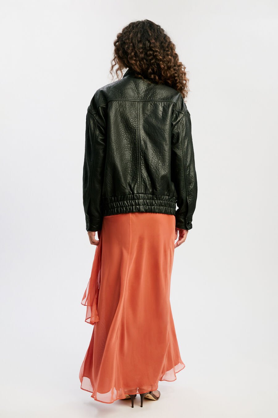 Oversized Leather Jacket