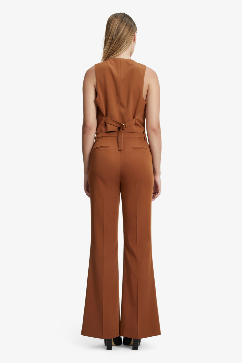 CALLISTA VEST in colour COPPER BROWN