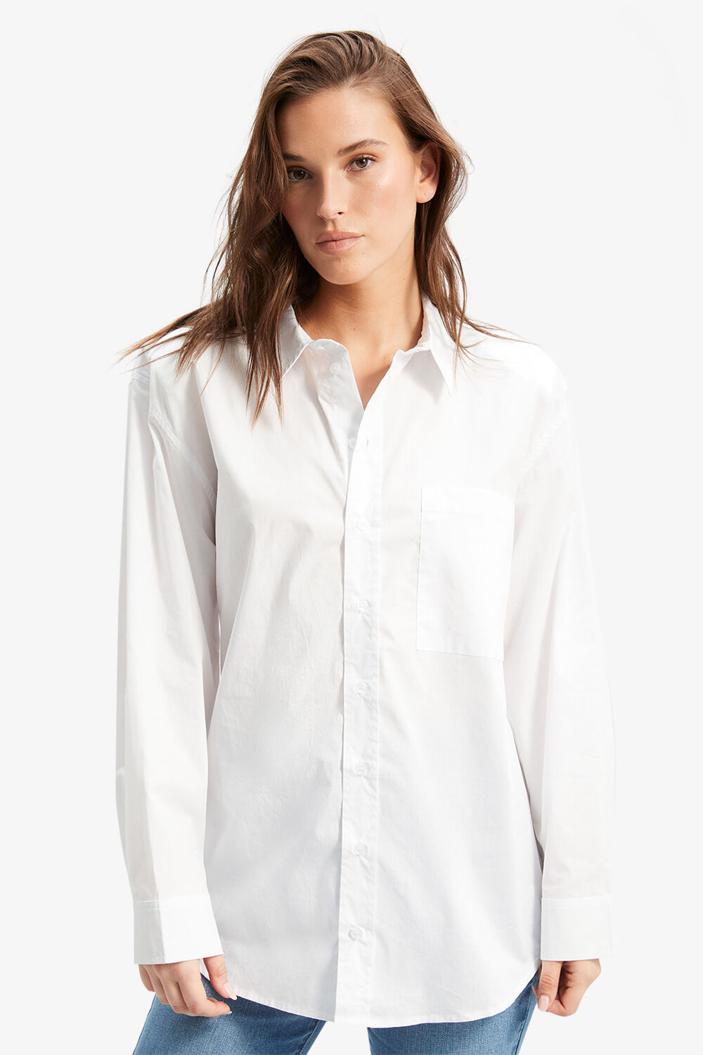 White bardot t shirt hot sale