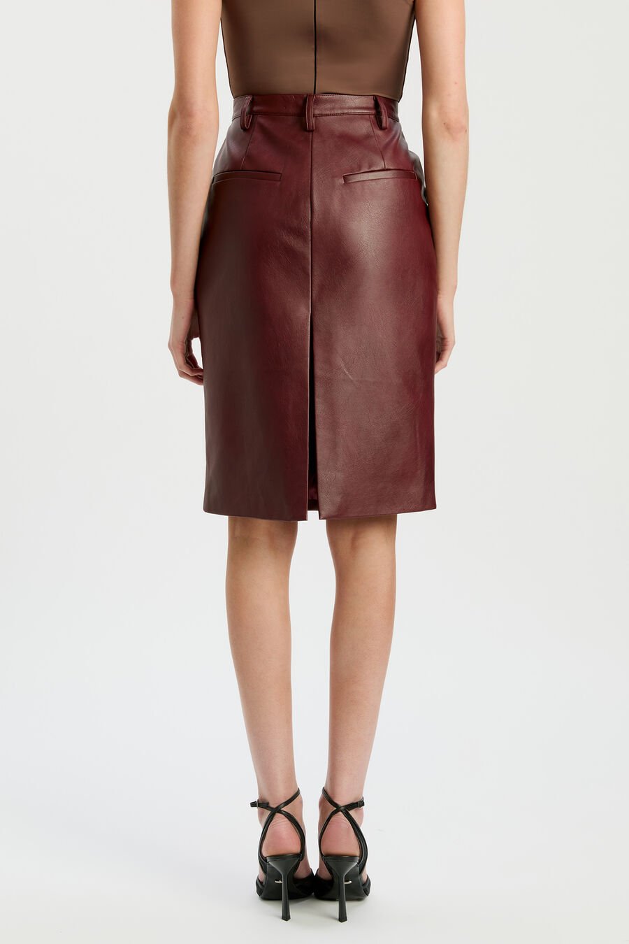 Phenix Vegan Leather Skirt