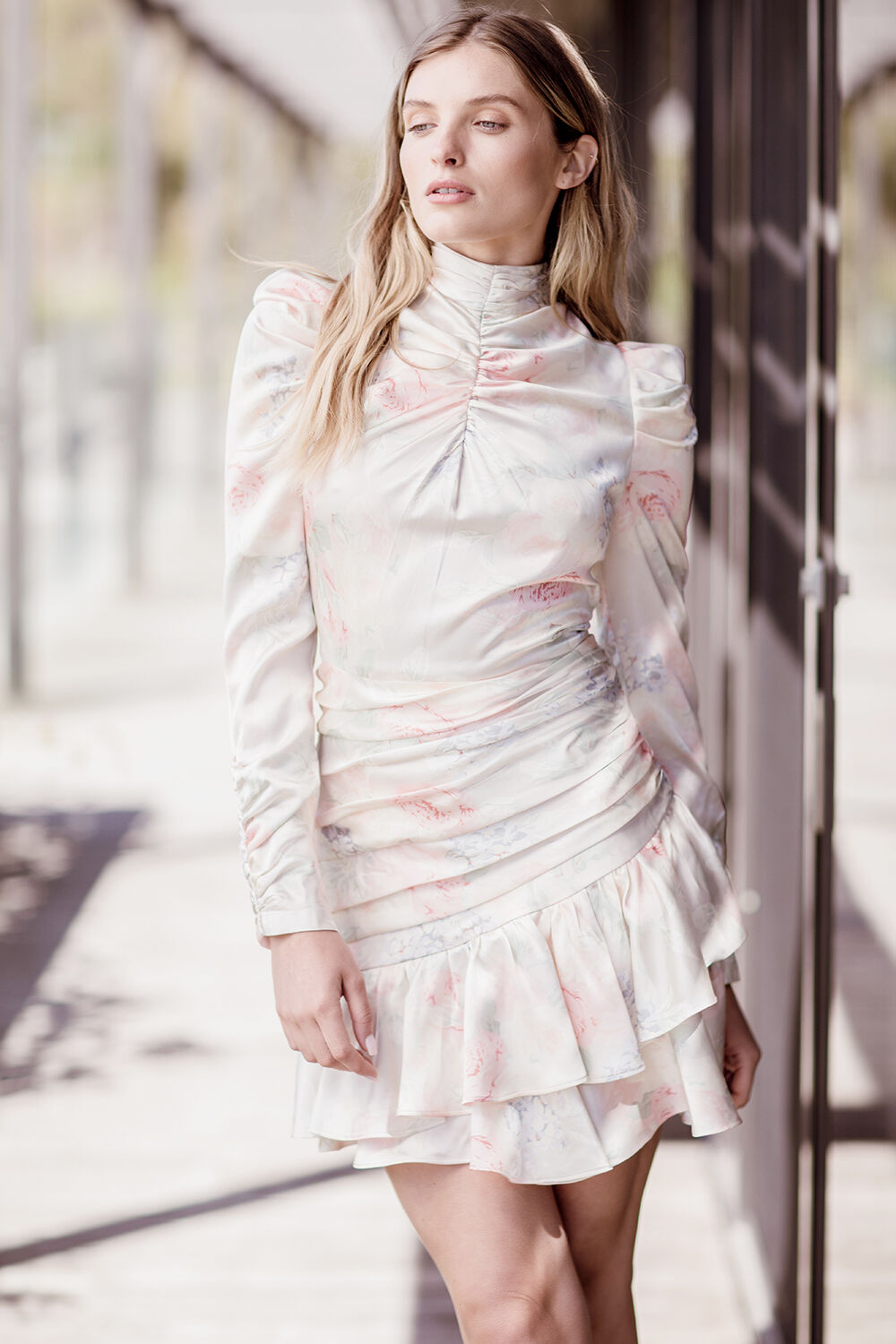 Tempest tucked contour deals mini dress