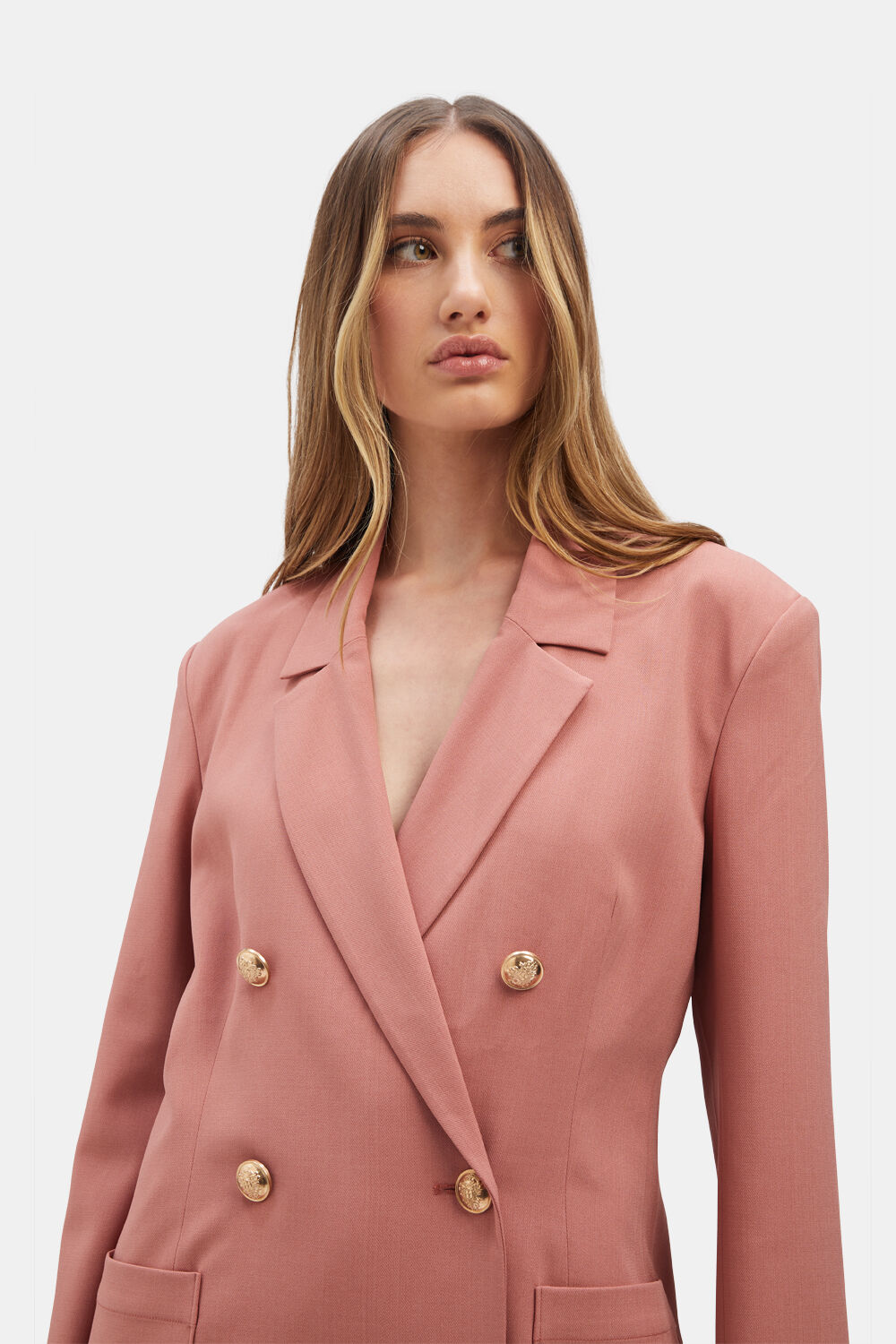 Topshop top blazer pink