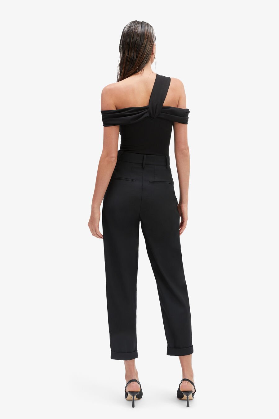 ELANDRA WIDE PANT in colour BLACK